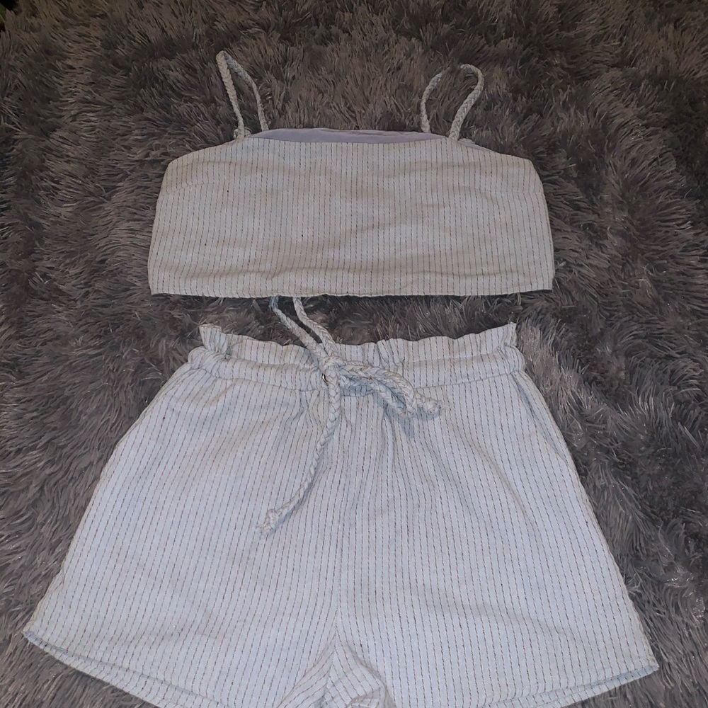 Crop Top and Shorts Set